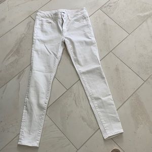 American Eagle white super stretch jeans